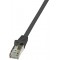 LogiLink CP1053S Cable reseau Cat5e F/UTP AWG26 2 m Noir