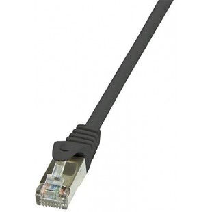 LogiLink CP1063S Cable reseau Cat5e F/UTP AWG26 3 m Noir