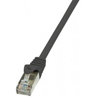 LogiLink CP1073S Cable reseau Cat5e F/UTP AWG26 5 m Noir