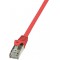 LogiLink CP1034S Cable reseau Cat5e F/UTP AWG26 1 m Rouge