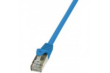 LogiLink CP1096S Cable reseau Cat5e F/UTP AWG26 10 m Bleu