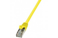 LogiLink CP1027S Cable reseau Cat5e F/UTP AWG26 0,50 m Jaune