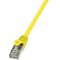 LogiLink CP1057S Cable reseau Cat5e F/UTP AWG26 2 m Jaune