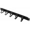 LogiLight 48,3 cm/48,3 cm 1HE kabelfuhrungspanel avec 5 metal/Noir