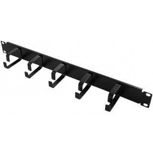 LogiLight 48,3 cm/48,3 cm 1HE kabelfuhrungspanel avec 5 metal/Noir