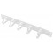 LogiLight 48,3 cm/48,3 cm 1HE kabelfuhrungspanel avec 5 Shackle-Grey en Acier trempe