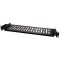 LogiLink SF1C25B - Compartiment coulissant de 19 po (1 U) pour armoires de serveur au sol d'une profondeur d'au moins 150 mm, ca