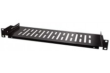 LogiLink SF1C25B - Compartiment coulissant de 19 po (1 U) pour armoires de serveur au sol d'une profondeur d'au moins 150 mm, ca