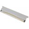 LogiLink Professional PrimeLine Panneau de brassage Cat.6A (500 MHz), gris, 19", STP (blinde) 24 ports (RJ45)