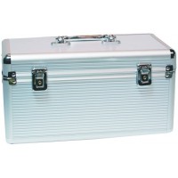 LogiLink Valise Protection en Aluminium pour jusqu'a  4 X 8,9 cm (3,5 ") et 2 x 6,4 cm (2,5) Disques durs 8X 3,5" - 6X 2,5" HDD 