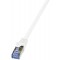 LogiLink CQ4061S Cable de Patch 600 MHz 3 m Blanc