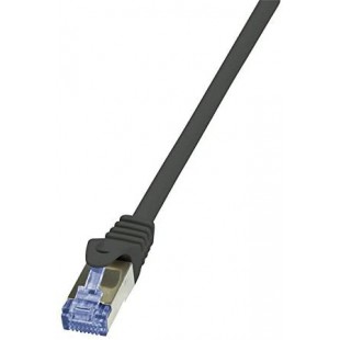 CQ4013S Cable de Patch 600 MHz 0,25 m Noir