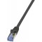 3m Cat7 S/FTP cable de reseau Noir S/FTP (S-STP)