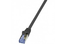 15 m Cat7 S/FTP cable de reseau Noir S/FTP (S-STP)