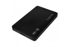 LogiLink UA0256 Boitier de Disque Dur 6,35 cm (SATA, USB 3.0) Noir