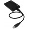 LogiLink UA0256 Boitier de Disque Dur 6,35 cm (SATA, USB 3.0) Noir