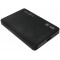 LogiLink UA0256 Boitier de Disque Dur 6,35 cm (SATA, USB 3.0) Noir