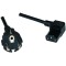 CP117 Cable d'alimentation male pour Prise Femelle C13 Schuko 2 m