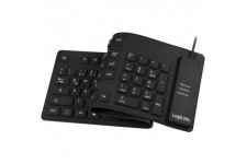 LogiLink ID0019A clavier USB QWERTZ Allemand Noir - Claviers (Avec fil, USB, QWERTZ, Noir)