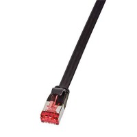 Cat.6 20m cable de reseau Cat6 U/FTP (STP) Noir - Cables de reseau (20 m, Cat6, U/FTP (STP), RJ-45, RJ-45, Noir)