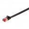 Cat.6 20m cable de reseau Cat6 U/FTP (STP) Noir - Cables de reseau (20 m, Cat6, U/FTP (STP), RJ-45, RJ-45, Noir)