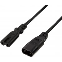 LogiLink Rallonge de cable d'alimentation 2 m