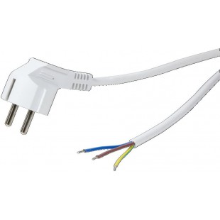 LogiLink Cable d'alimentation Schuko - Blanc