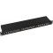 LogiLink NP0055 baie de branchements - Baies de branchements (Cat6, S/UTP (STP), Noir, Acier, ISO/IEC 11801, TIA/EIA 568C.2, 482