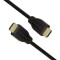 LogiLink ch00076 Cable HDMI haute vitesse avec Ethernet (V1.4), 2 x 19 broches male (or), noir, polytasche