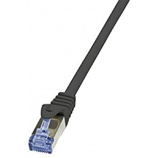 LogiLink CQ3123S cable de reseau Noir 30 m Cat6a S/FTP (S-STP)