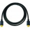 certifie Cable HDMI Premium pour ulrta HD jusqu'a  18 Gbit/s, 4 K + HDR + 3D, 3840 x 2160 (50/60 Hz) 3 m Noir