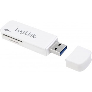 cr0034 a Lecteur de Carte USB 3.0 en Format Mini avec Couvercle de Protection Blanc