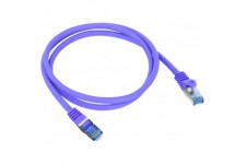 LogiLink Patchkabel, Kat. 6A, S/FTP, 1,0 m, violett