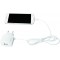 pa0146 W USB Prise Adaptateur avec cable Micro USB, 1 x Port USB, 10 W Blanc