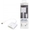 LogiLink UA0245A cable video et Adaptateur 0,14 m DVI USB A Blanc