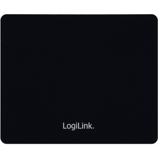 LogiLink ID0149 tapis de souris Noir - Tapis de souris (Noir, Uniforme, Base antiderapante)