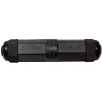 LogiLink NP0080 Connecteur de cable patch pour l'exterieur avec 2 prises RJ45 et protection IP67