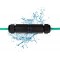 LogiLink NP0080 Connecteur de cable patch pour l'exterieur avec 2 prises RJ45 et protection IP67