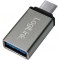 au0042 C Adaptateur USB sur Prise USB 3.0 Argent