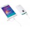 cu0115 USB vers Micro Sync et cable de Chargement avec Adaptateur Lightning Blanc 1.00m weiB