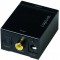 Logili ca0102 coaxial et TOSLINK Convertisseur audio analogique L/R sur table, Circuit de bruit libre transferts Noir NKAdaptate