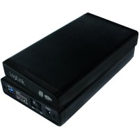LogiLink ua0284 USB 3.0 Boitier pour Disque Dur (3,5 Pouces) S-ATA Disques durs jusqu'a  6TB avec commutateur Marche/Noir