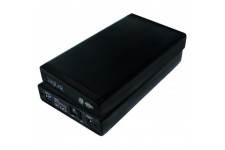 LogiLink ua0284 USB 3.0 Boitier pour Disque Dur (3,5 Pouces) S-ATA Disques durs jusqu'a  6TB avec commutateur Marche/Noir