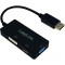 LogiLink cv0109 4 K Adaptateur DisplayPort vers DVI/HDMI/VGA Noir