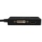 LogiLink cv0109 4 K Adaptateur DisplayPort vers DVI/HDMI/VGA Noir