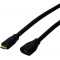 LogiLink CU0120 Cable d'extension USB 2.0 Micro-B Noir