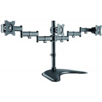 LogiLink BP0051 Support de Bureau pour ecran 3 Positions Charge maximale 8 kg 33,02-68,58 cm (13-27") Noir