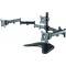 LogiLink BP0051 Support de Bureau pour ecran 3 Positions Charge maximale 8 kg 33,02-68,58 cm (13-27") Noir