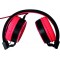 LogiLink HS0049RD Casque stereo Pliable elegant avec Son Haute qualite et Grand Confort Rouge
