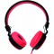 LogiLink HS0049RD Casque stereo Pliable elegant avec Son Haute qualite et Grand Confort Rouge